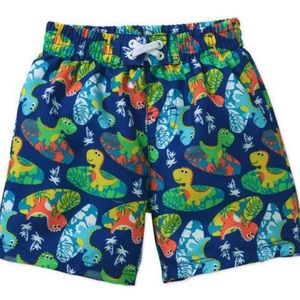 OP dinosaur swim trunks